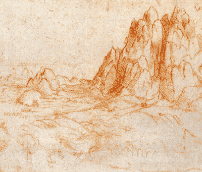 Paysage alpin - v. 1499  1501