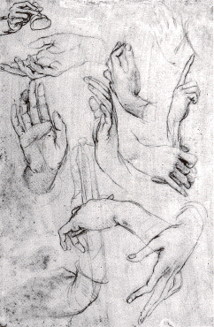 tude de mains